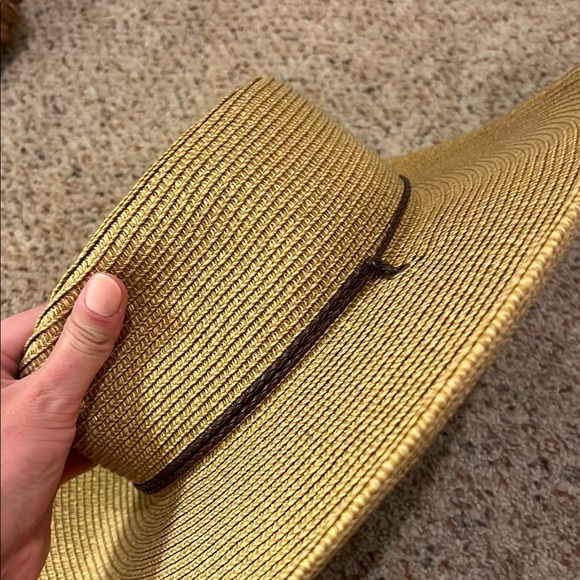 Melrose and Market Classic Brown Straw Hat - Picture 2 of 4